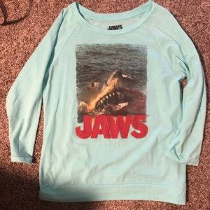 Jaws baseball tee